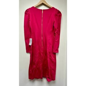 NWT Rachel Parcell Square Neck Long Sleeve Ponte Dress Puffed Sleeves XS